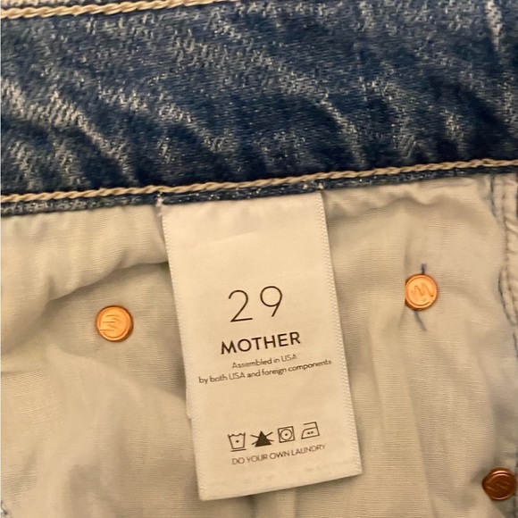 Mother High Waisted Ankle Rider Jeans Salt of Earth jeans size 29 LIKE NEW​ - Picture 9 of 12